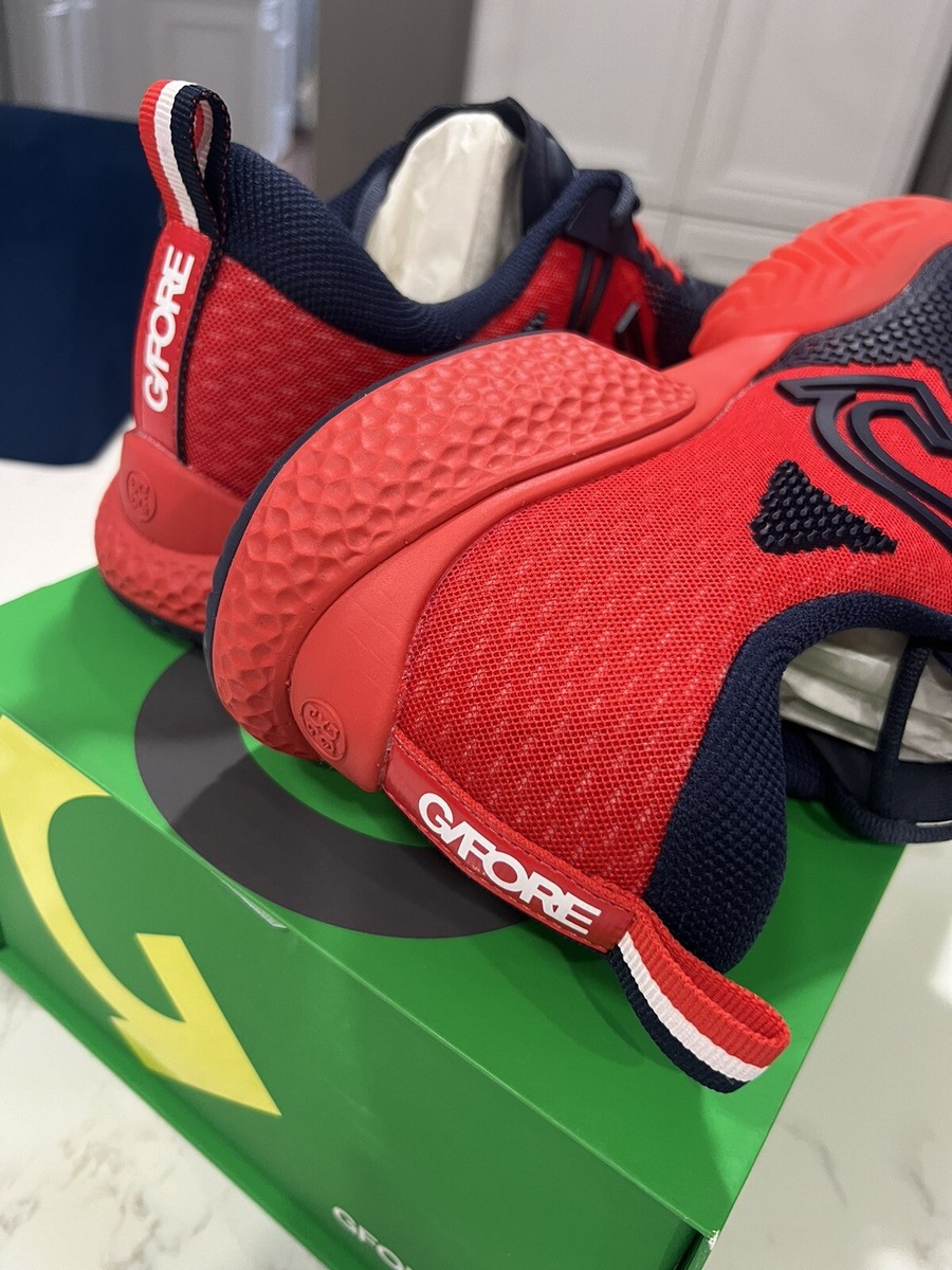 New Men's G/FORE GRADIENT QRT1 COURT SHOE - Poppy Size 13.5