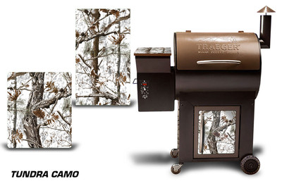 Traeger Raucher Grill Grafik Set Aufkleber Wrap Skin Für Costco Century Modelle