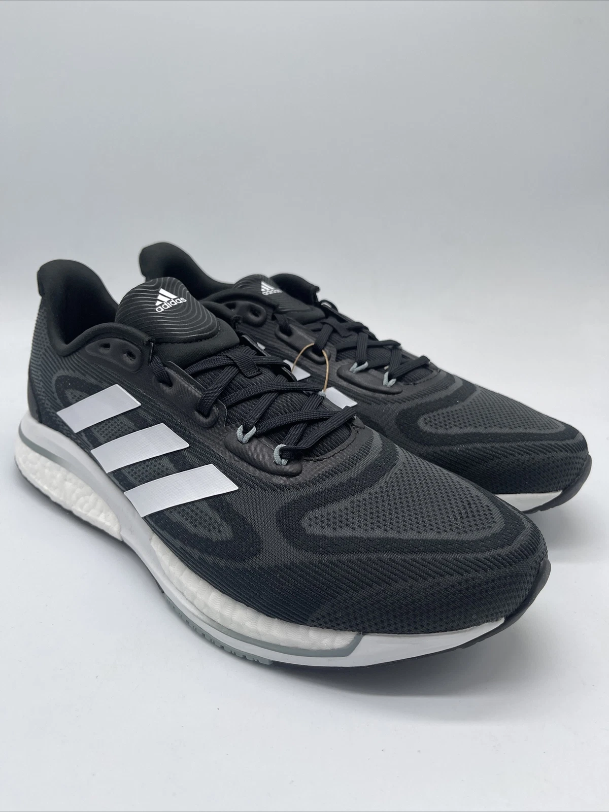 Adidas Supernova Low Mens Trail Running Shoes Black White GX2953 Men’s Size 10