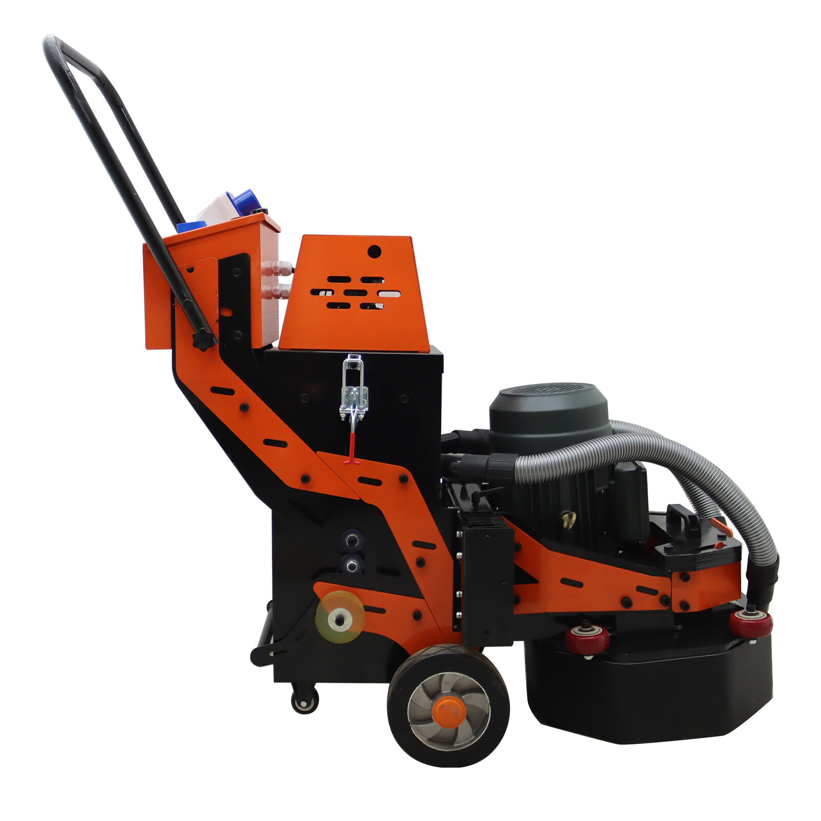 220V Concrete Floor Grinder Polishing Machine w/ 30L Dust Bucket 6 Grinding Head