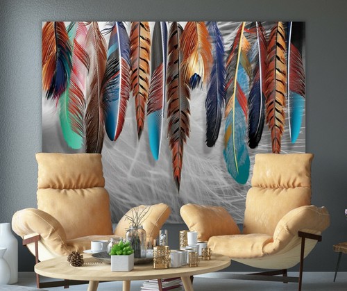 Bohemian Wall Art Large Boho Tapestry Wall hanging Home Decor Modern Wall Cover - Picture 9 of 12