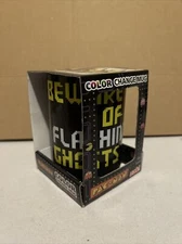  Pac-Man Color Changing Mug Black New In Package. 15 oz