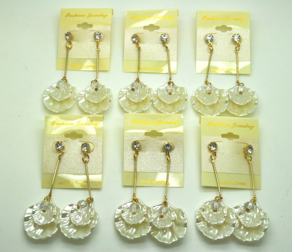 wholesale lot pairs bohemian Shell shape duble style Fashion