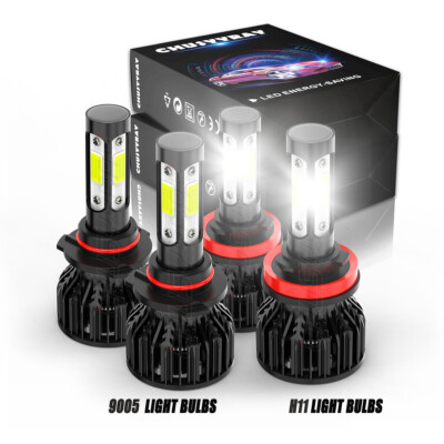 Fit for Dodge Ram 1500 2500 3500 2009 2010 6000K LED Headlight 4x Kit 6000K