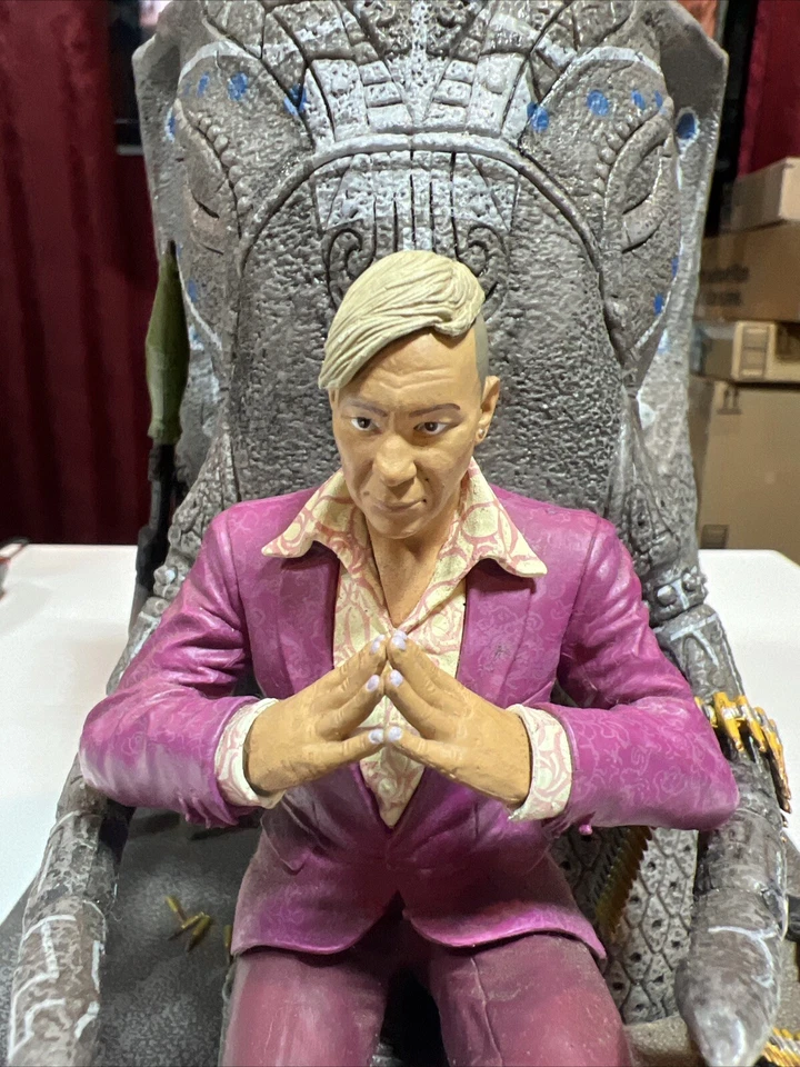 Far Cry 4 Pagan Min 7.9" Figurine on Elephant Throne - Image 3 of 4