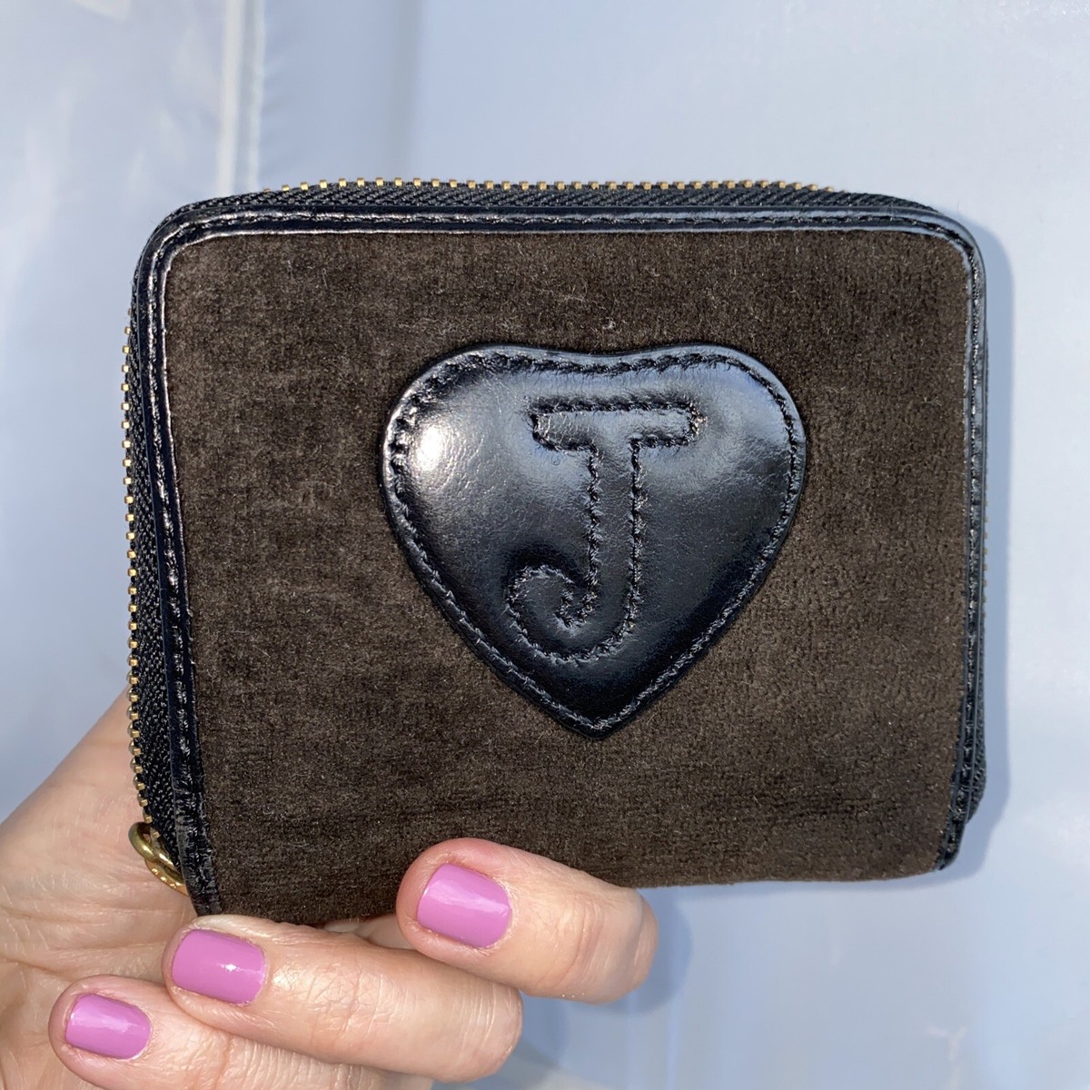 レア品 アメリカ限定 Juicy Couture Y2K Juicy Wallet Juicy Couture Wallet Y2K Vintage Embroidered Princess Crown