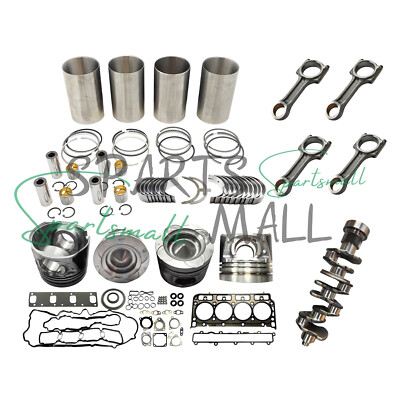 D34 Overhaul Rebuild Kit + Crankshaft + Connecting Rod For Doosan D34 Engine