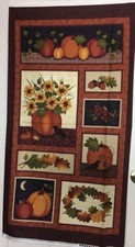 Pumpkin Patch PANEL 100 high quality Cotton Quilting Fabric for Quilters