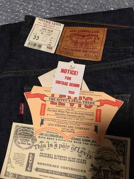 LEVI'S VINTAGE CLOTHING LVC 504Z-XXVW Vintage Wash W33L36