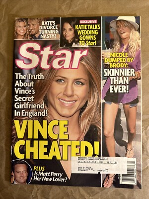 Star Magazine October 23, 2006 Jennifer Aniston Katie Holmes Matthew Perry