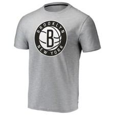 Brooklyn Nets Men's Space Dye Primary Logo Performance Tee - New With Tags!