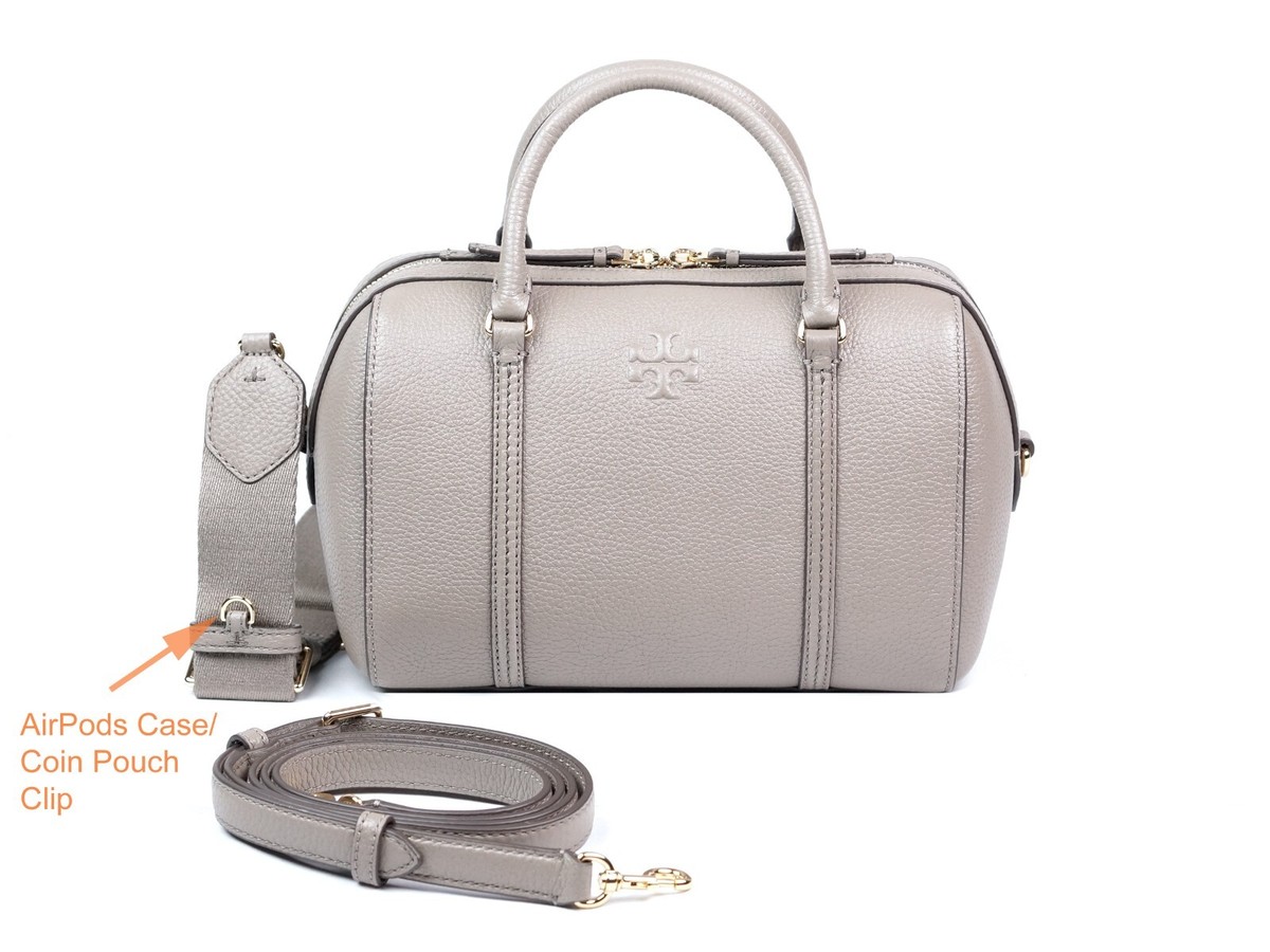 新品　Tory Burch フレンチグレー レザー　ケース Tory Burch Thea Gray Leather Satchel Crossbody Shoulder Bag