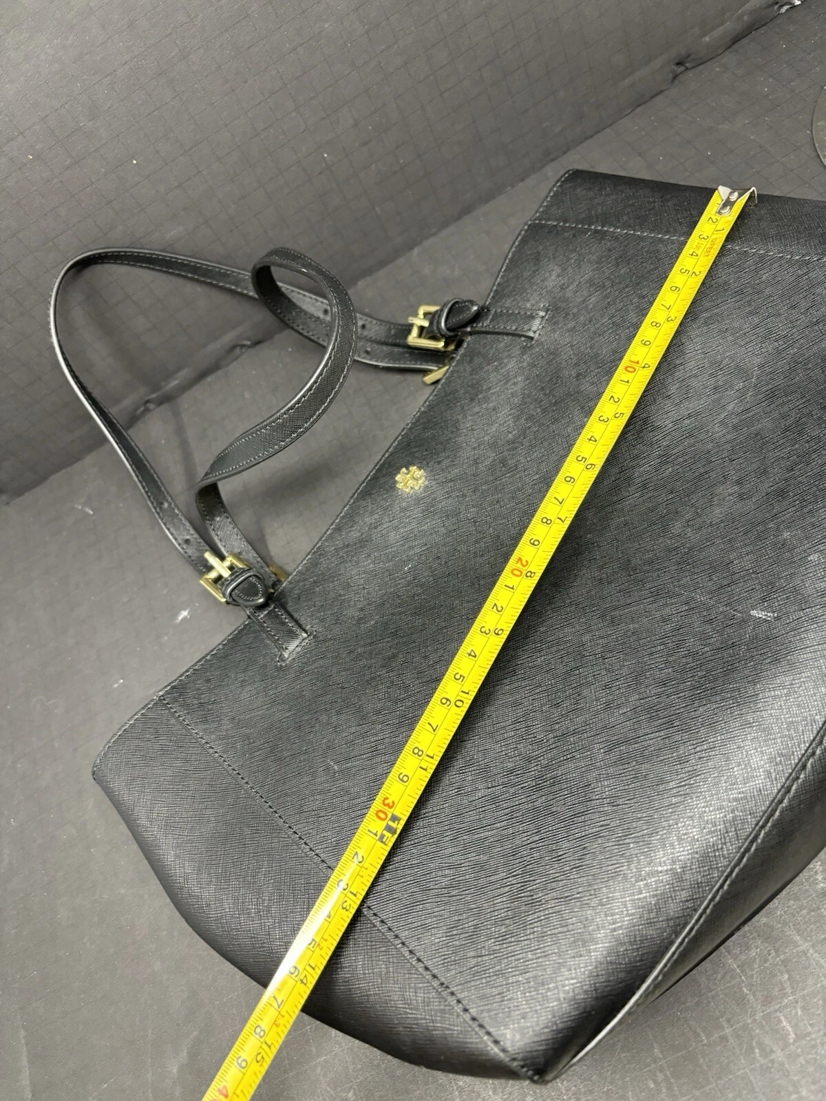 Borsa a tracolla Tory Burch in pelle saffiano nera tote borsetta borsetta