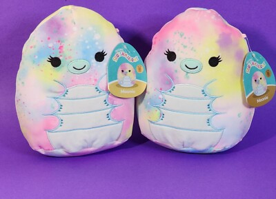 Squishmallows Moonie the Rainbow Tie Dye Water Bear 7'' NWT ULTRA RARE Easter