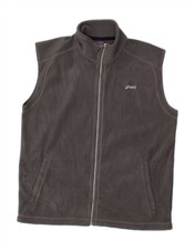 Asics Womens Fleece Gilet Uk 18 Xl Grey Polyester Ah19
