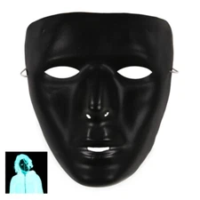 Halloween Black Face Mask Halloween Costumes Unisex Adult And Youth 