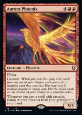 phoenix commander deck mtg x1 Aurora Phoenix - Deck Exclusive R MTG Commander Legends: Battle for  Baldur's