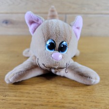 Tonka 1986 Pound Purries Tiger Stripes Tan Cat Kitty Plush Stuffed Animal 7"