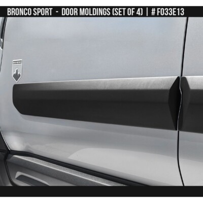 Fits 21-25 Bronco Sport Air Design Rocker Panel Door Guards 4pc