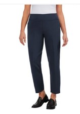 Kirkland Signature Ankle Pants 2XL NAVY Ladies Stretch Side Zipper Pockets NWT