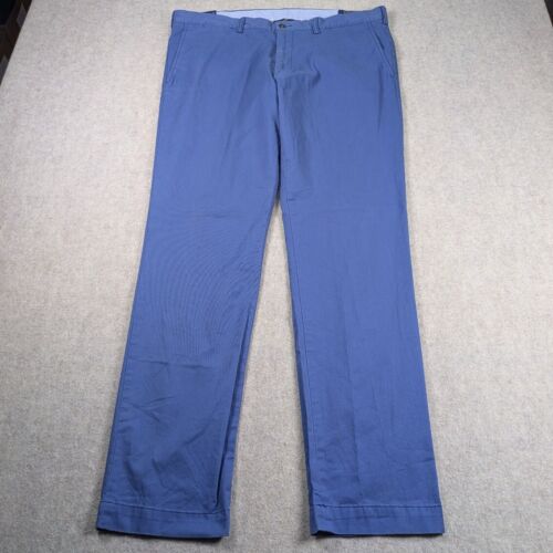 Polo Ralph Lauren Pants Mens 38x34 Stretch Cotton Twill Chino Blue NWT READ