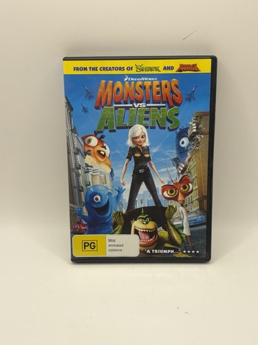 Monsters vs Aliens (DVD 2009) Region 4 Action, Animation, Comedy - Free Postage - Picture 2 of 4