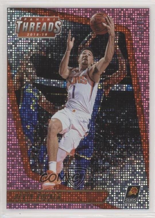 2018-19 Panini Threads Pink Dazzle 9/75 Devin Booker #83 0c3