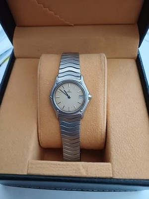 EBEL 1911 Damen Uhr 27mm Stahl Quarz 981908, T O P