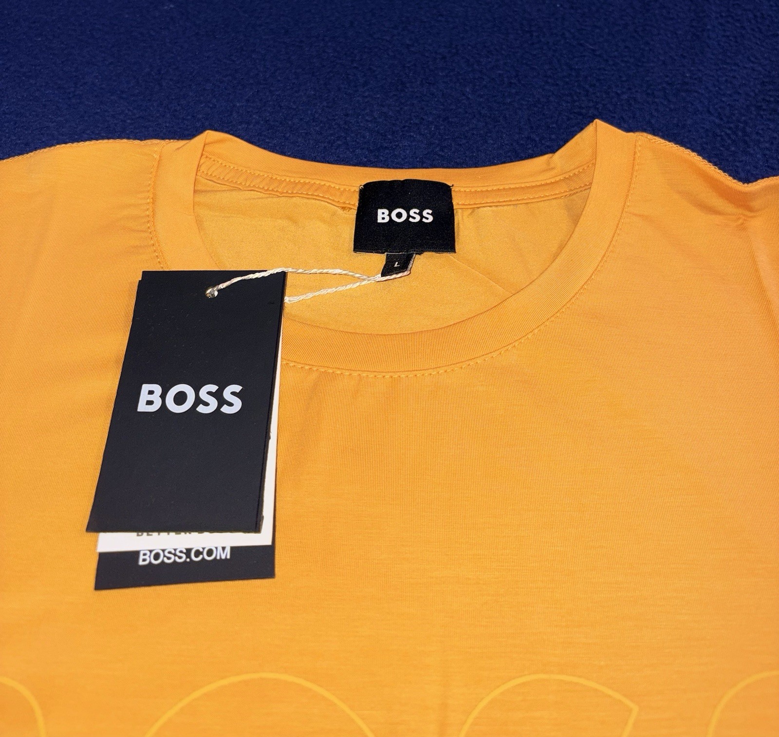 Hugo Boss Cotton Crew-Neck T-Shirt Men's Size Large thumbnail 3