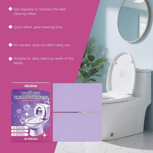 Toilet Foam Cleaner Sheets Insta-Action Cleaning Toilet bowl tablets Y7T8 - Bild 17 von 21