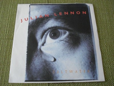 Julian Lennon   Saltwater - Rebel King 7'' Vinyl Single aus Sammlung 1991 VIRGIN