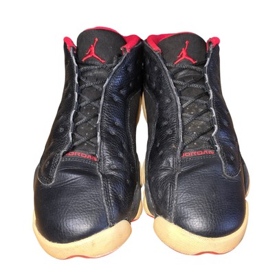 Nike Air Jordan 13 Retro Low Bred #310810-037 Black Red Mens  display picture 1