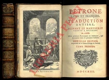 PETRONIO - Latin and French Petrone, full translation, according to manuscript
