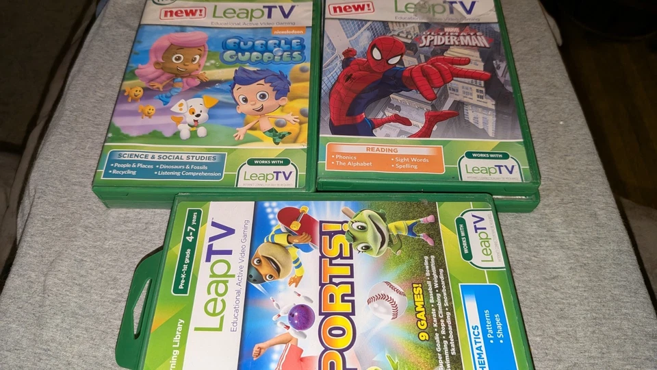 Leap TV Games lot of 7. Sports!, Spiderman, Pixar Pals And More!!! - Image 3 of 4