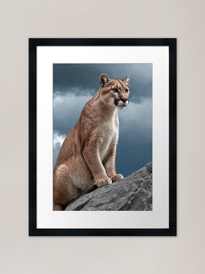 Silent Sentinel Above the Horizon F Framed Wall Art Poster Canvas Print Picture