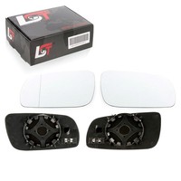 2X AußEnspiegel Beheizbar Glas AsphäRisch Konvex Set FüR Audi A6 C4 C5 Bis 1999