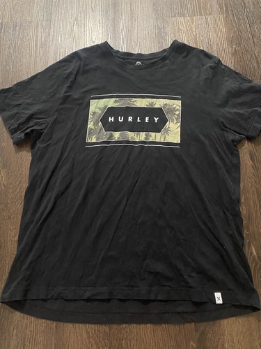 Hurley T-shirt Homme Paradise Found à Motif Gris/Bleu