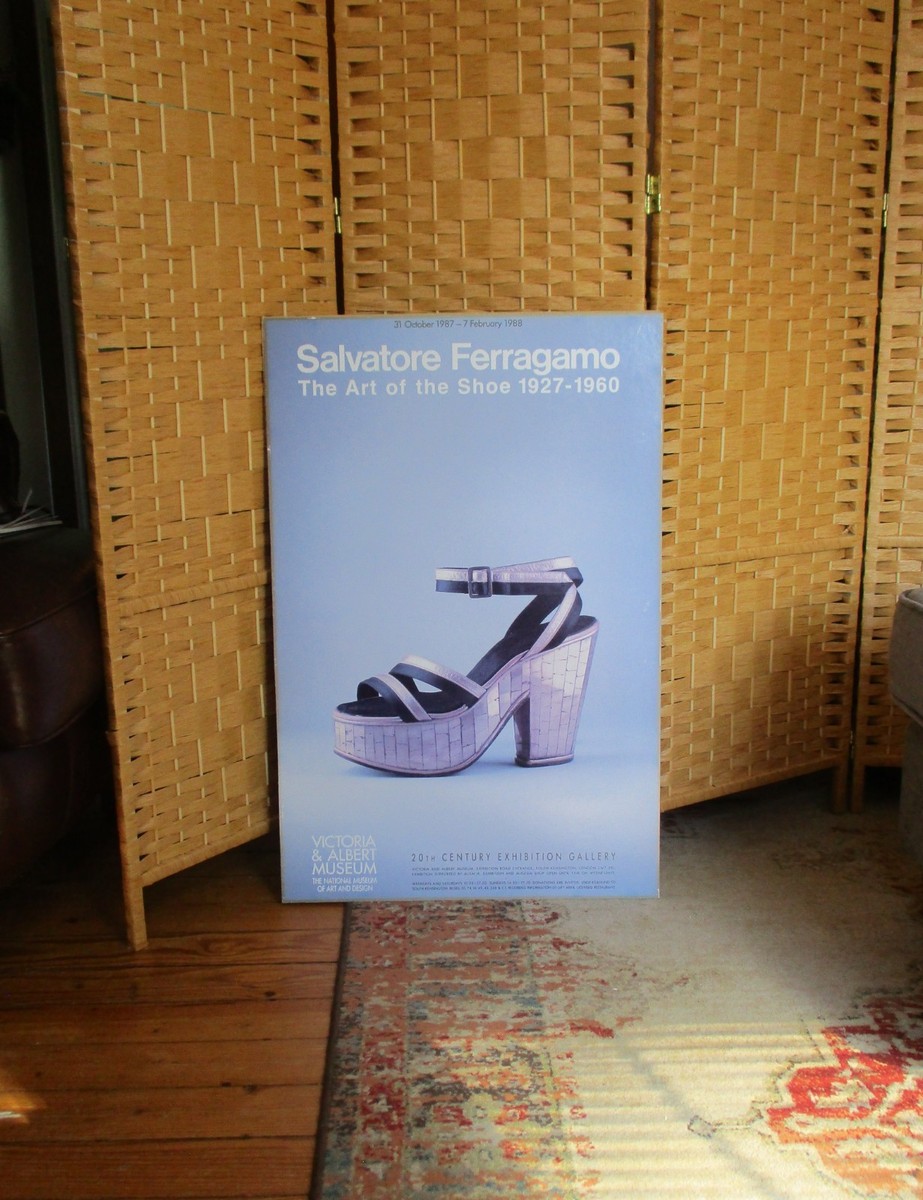 Salvatore Ferragamo Exhibition Poster 1988 Victoria & Albert