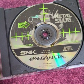 METAL SLUG SEGA SATURN SS Complete w/4MB RAM Cartridge NTSC-J Rare Limited