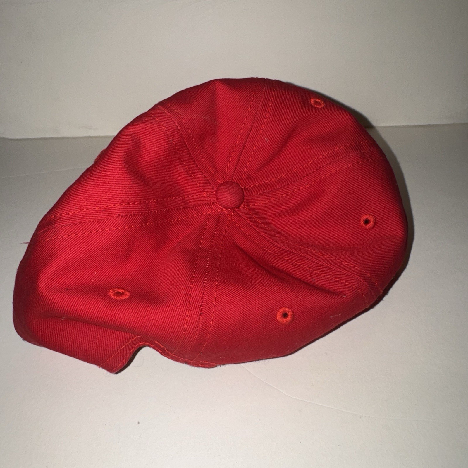 Lacoste Baseball Cap Red Men Solid Pattern Adjust… - image 3