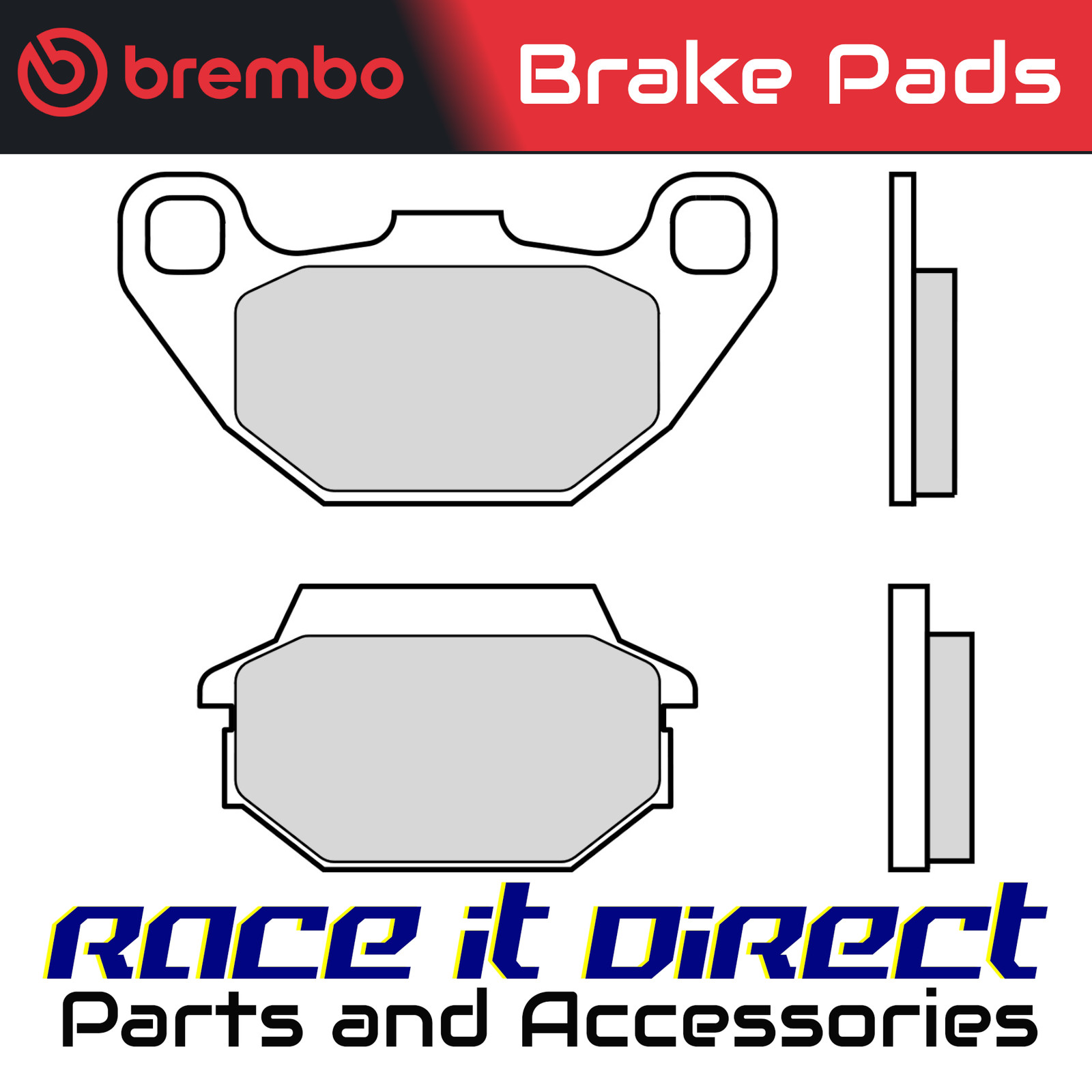 Brembo Black 07022 - Brake Pad For Kymco Agility City 125 2014-2016 Front - Image 14