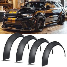 Black Fender Flares Extra Wide Body Kit Wheel Arches Cover For Dodge Durango Srt Black Fender Flares Extra Wide Body Kit Wheel Arches Cover For Dodge Durango Srt