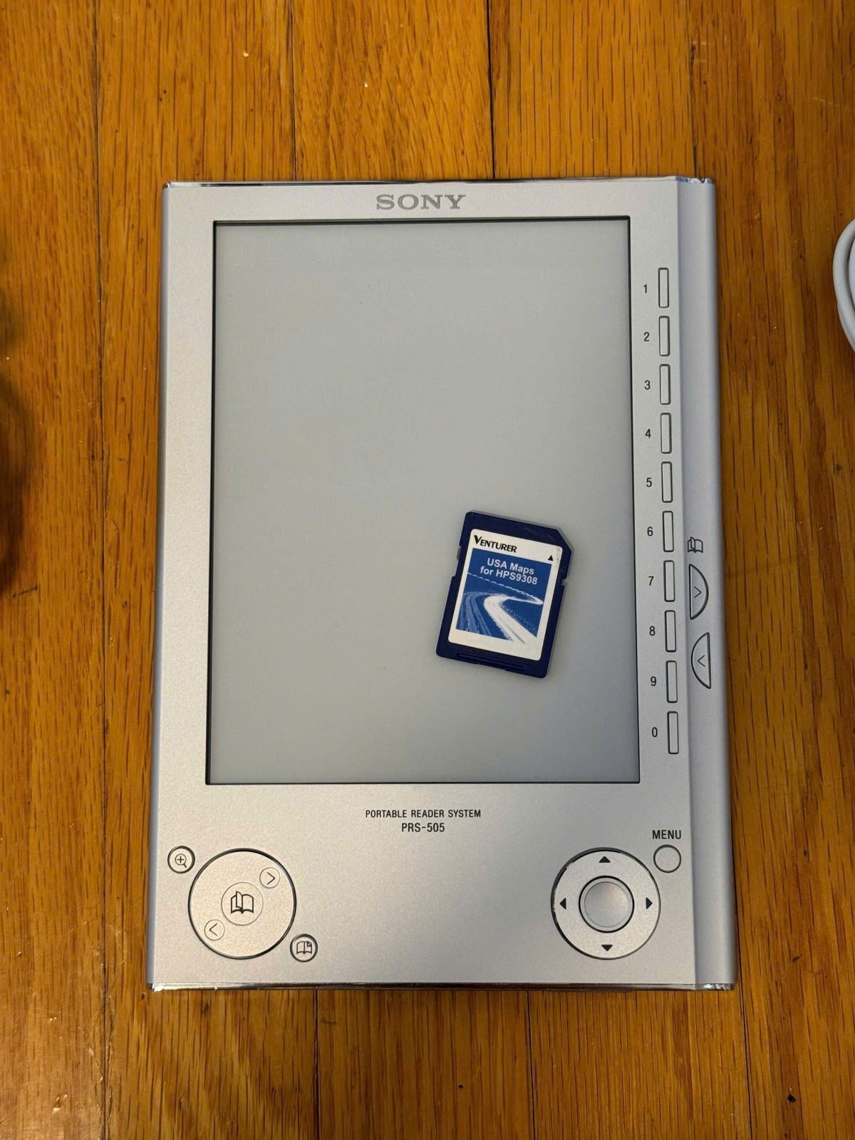 Sony PRS-505 Portable Digital eBook Reader 6" E-Ink Silver Tested Works