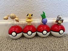 Pokemon Mega Construx Lot of 4: Geodude, Meow...