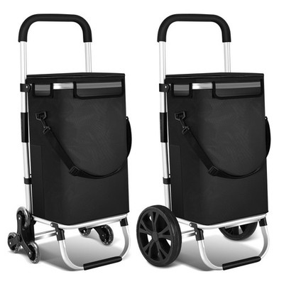 Einkaufstrolley Einkaufsroller Einkaufswagen klappbar Tragetasche mit Kühlfach