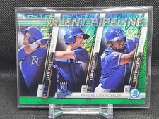 2017 Bowman Chrome Talent Pipeline Green Refractor /99 ROYALS Vallot O'Hearn