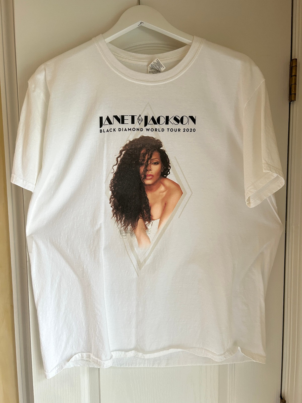 Janet Jackson Black Diamond Cancelled 2020 Tour Shirt RARE!!! XLG