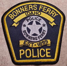 ID Bonners Ferry Idaho Police Patch
