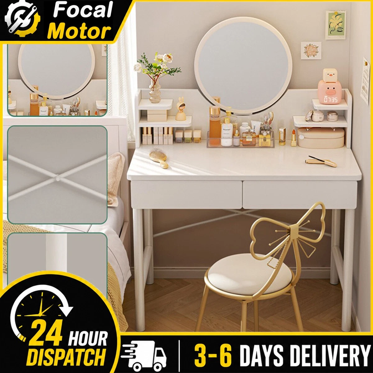 cream dressing table ebay Beige Vanities and Makeup Tables for sale