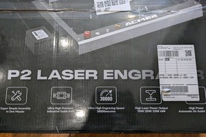 ACMER P2 Laser Engraver 33W Laser Cutting Machine 30000mm/min Engraving Speed